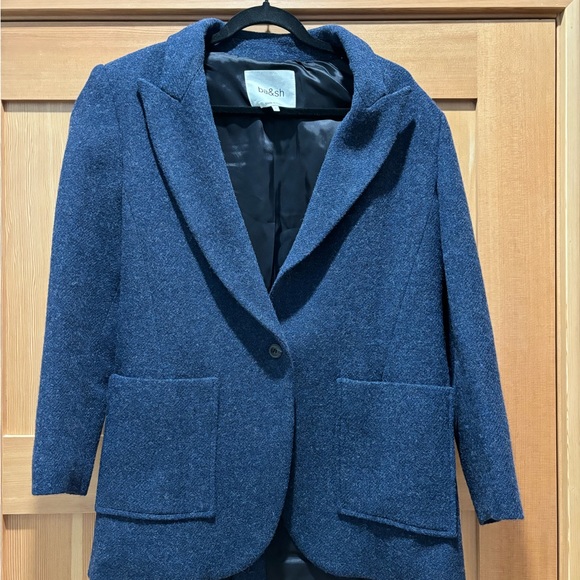 ba&sh Jackets & Blazers - Ba&sh blue wool blazer
